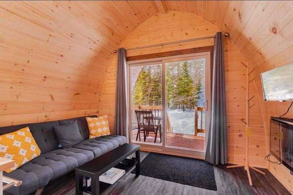 Chalet Alice A Louer Avec Spa Mauricie Saint-Alexis-des-Monts Exterior foto