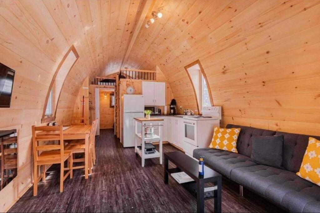 Chalet Alice A Louer Avec Spa Mauricie Saint-Alexis-des-Monts Exterior foto